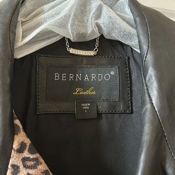 NWOT Bernardo Leather Jacket - Picture 3 of 13
